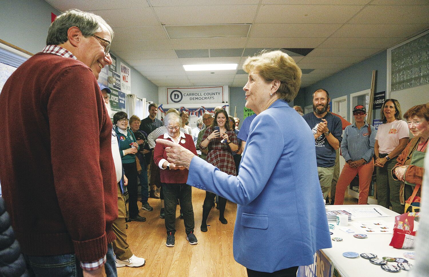Shaheen stumps for Marsh, Prescott visits CSRR